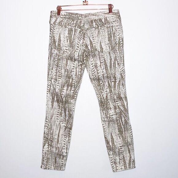 FP Free People Snakeskin Print Novalty zip Ankle Designer Denim Jean Animal 28 - Picture 3 of 8